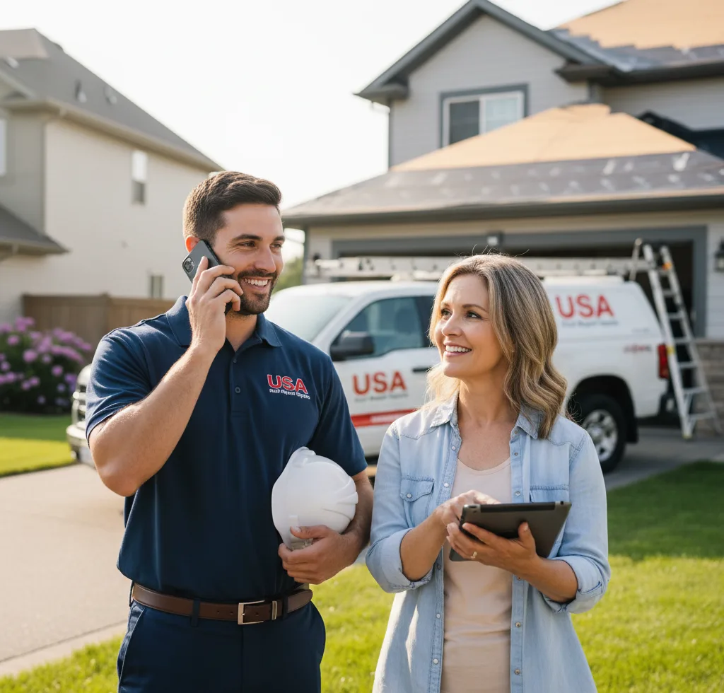 USA Roof Repair Experts customer support in Santa Rosa